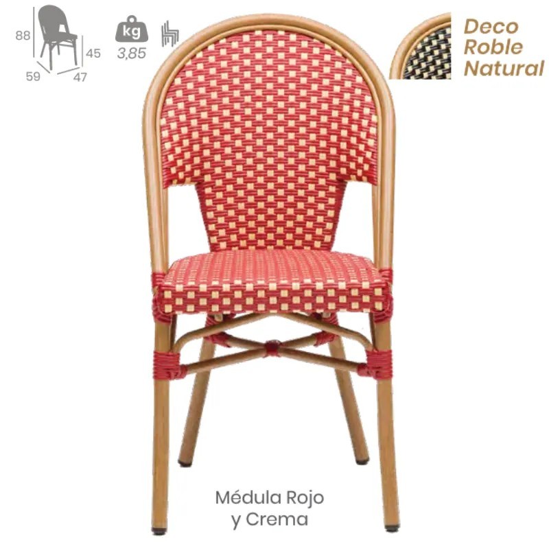 Silla Tivoli Exterior | Textilene Hostelería
