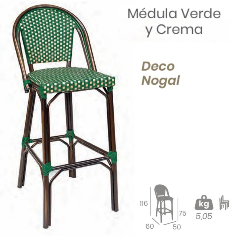 Taburete Tivoli Exterior | Taburete Hostelería Aluminio Resistente