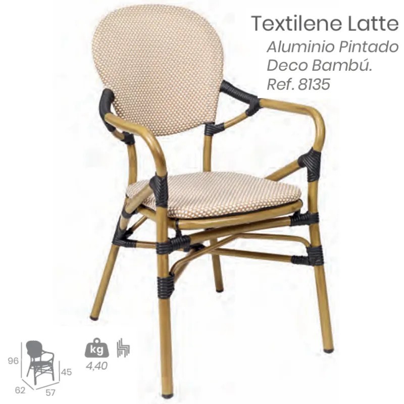 Sillón Orleans Exterior | Sillón Bistró con Brazos Hostelería