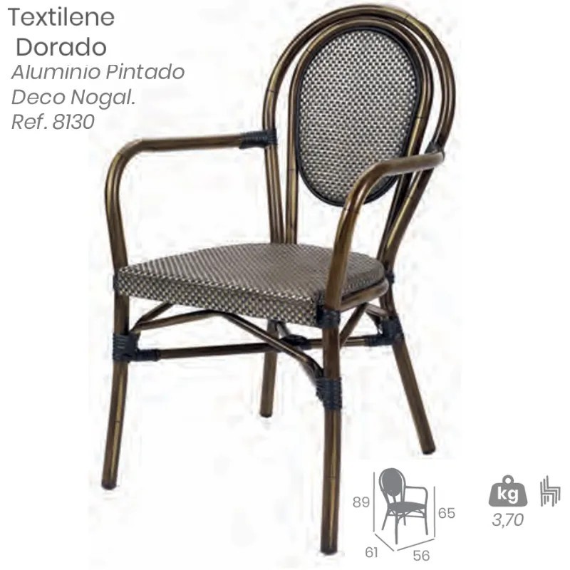 Sillón Bulevar Exterior con Brazos | Sillón Bistró Hostelería