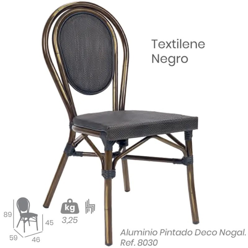 Silla Bulevar Exterior | Silla Bistró Hostelería Resistente