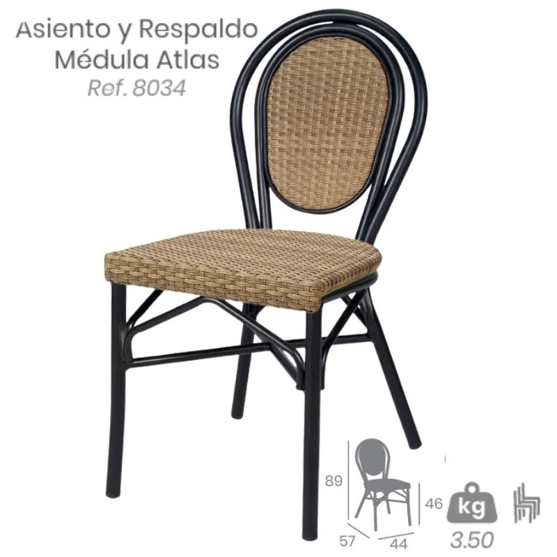 Silla Bulevar Atlas Exterior | Silla Bistró Hostelería Resistente