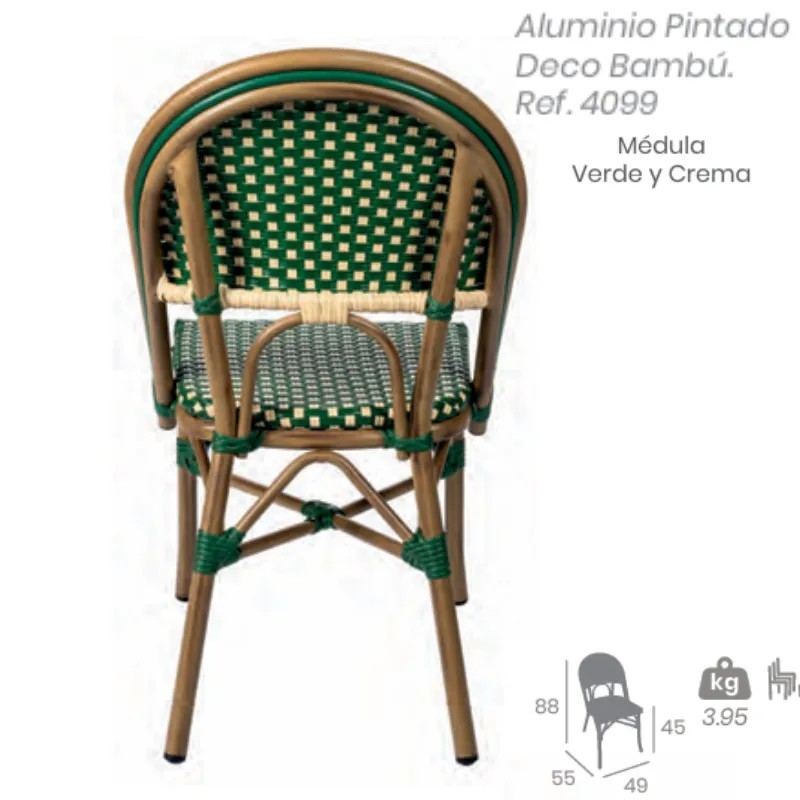 Silla Bistrot Exterior Apilable | Silla Bistró Hostelería