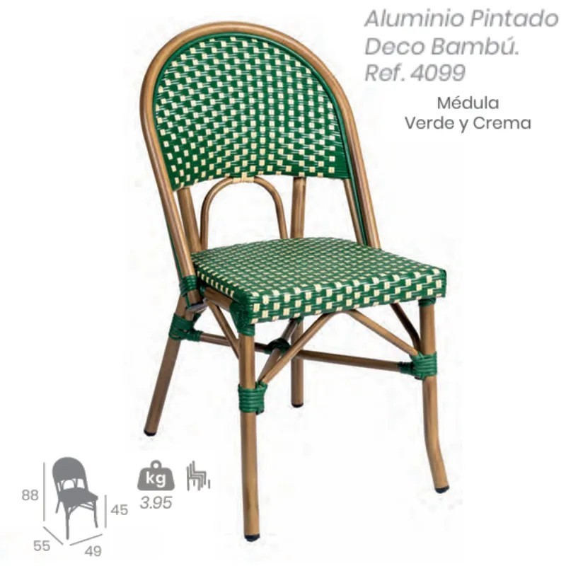 Silla Bistrot Exterior Apilable | Silla Bistró Hostelería