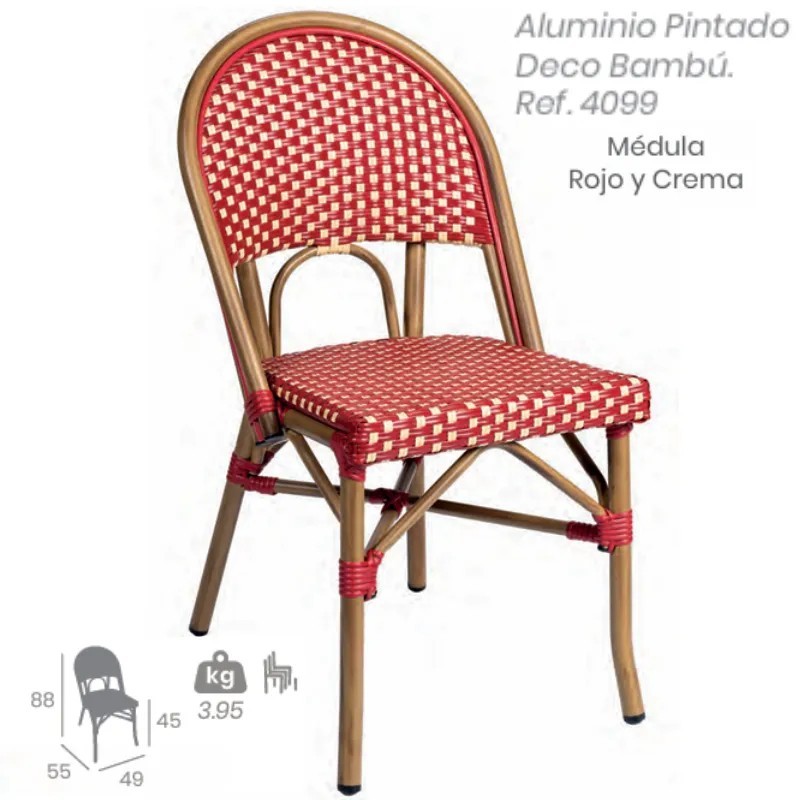 Silla Bistrot Exterior Apilable | Silla Bistró Hostelería