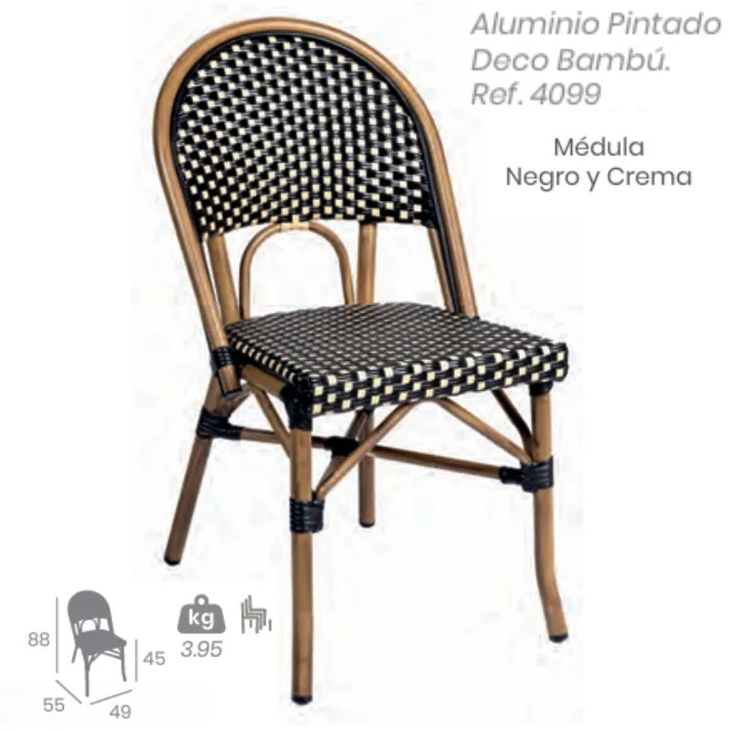 Silla Bistrot Exterior Apilable | Silla Bistró Hostelería