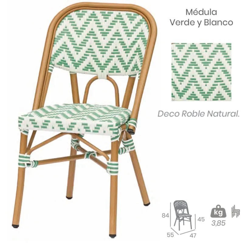 Silla Bordeaux Médula | Silla Bistro Hostelería Exterior