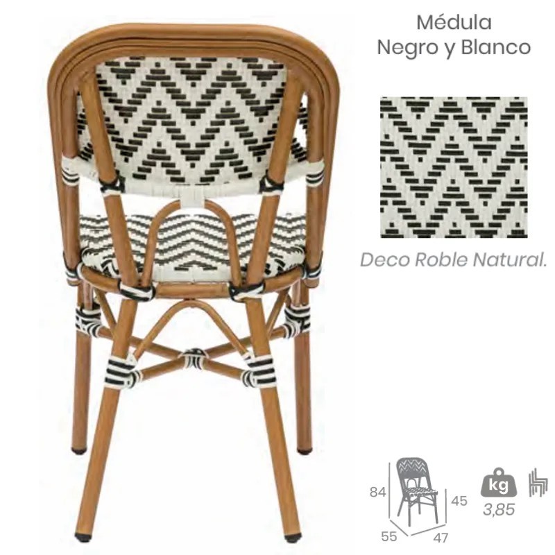 Silla Bordeaux Médula | Silla Bistro Hostelería Exterior