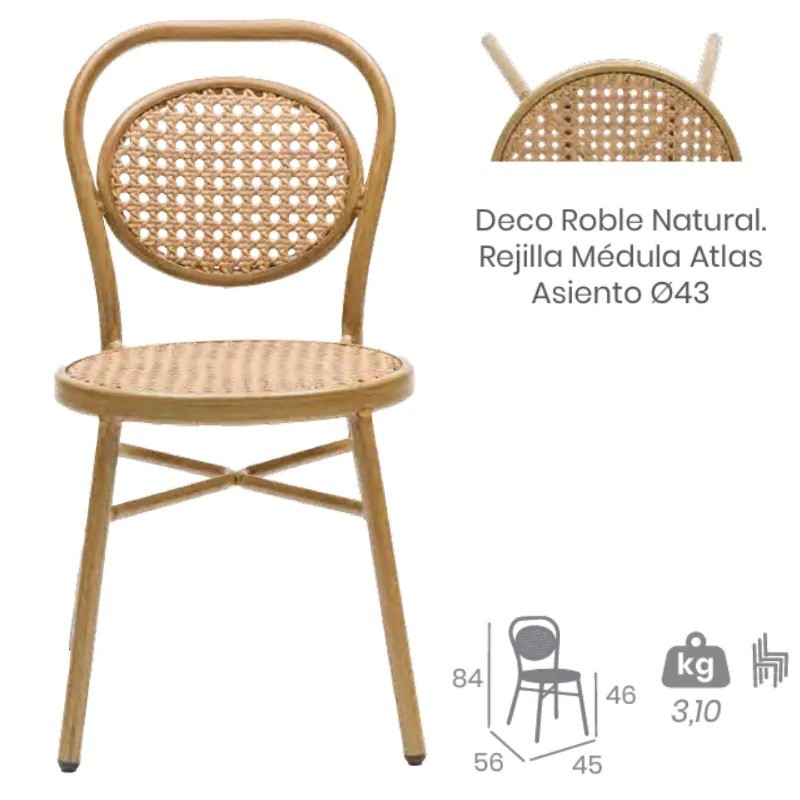 Silla Innsbruck Médula | Silla Clásica Hostelería Exterior 2