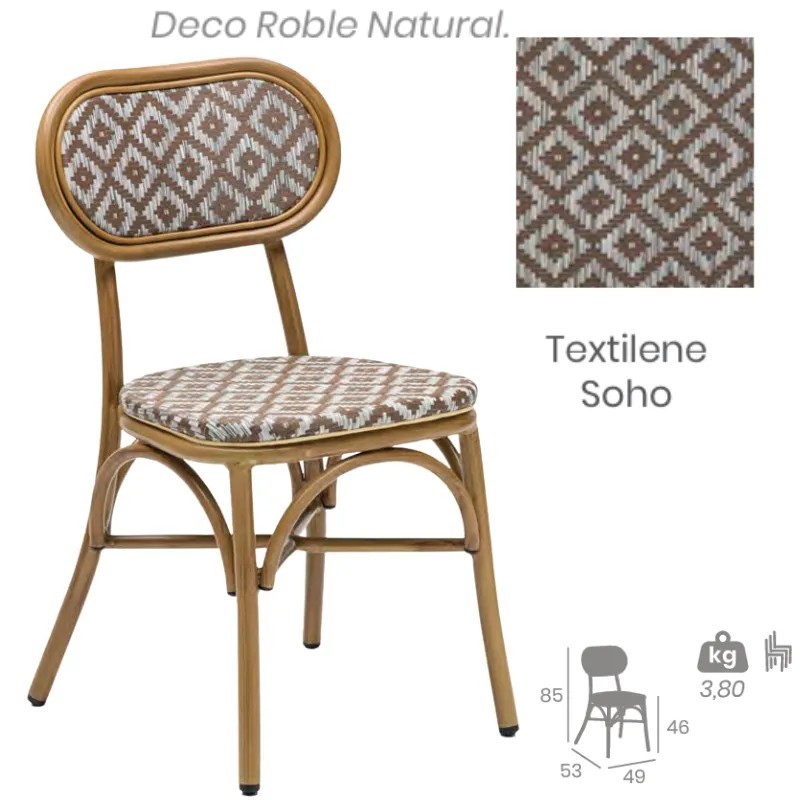 Silla Verdi Out Textilene | Silla Bistro Exterior Hostelería