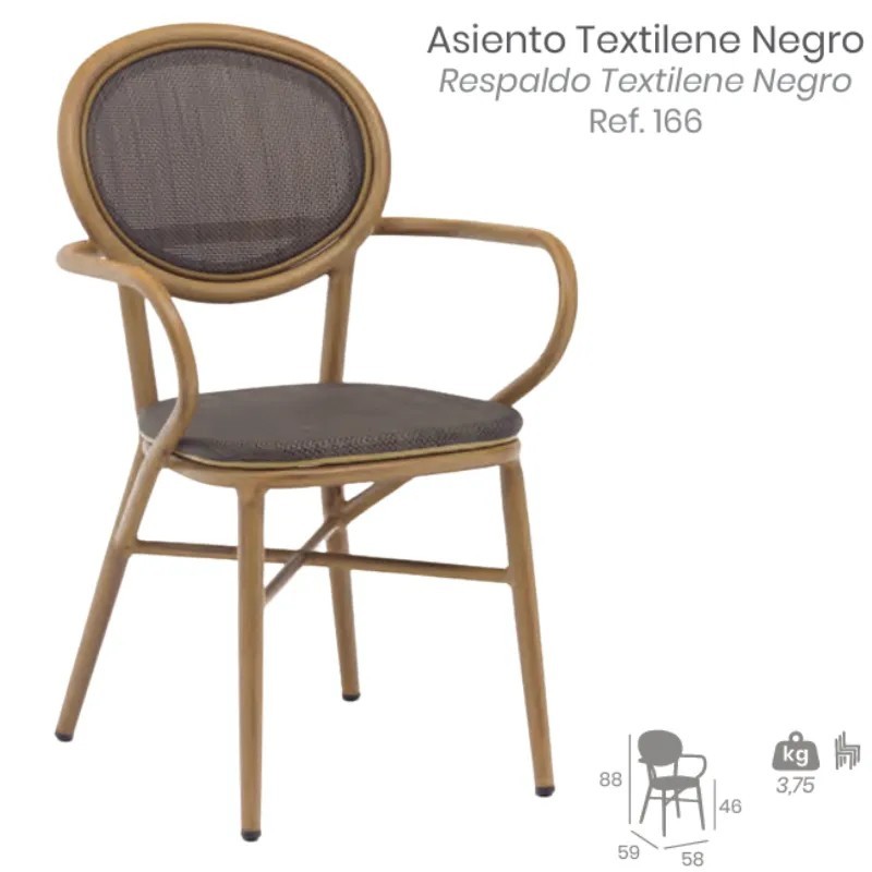 Sillón Fontana Textilene | Sillón Exterior Hostelería