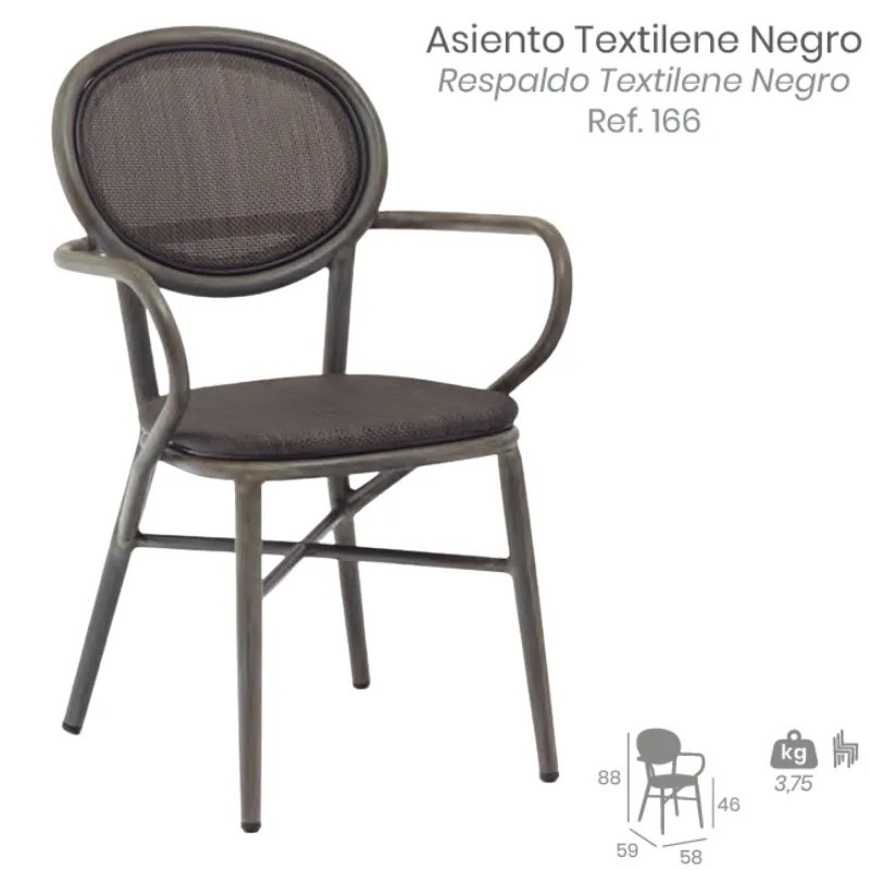 Sillón Fontana Textilene | Sillón Exterior Hostelería