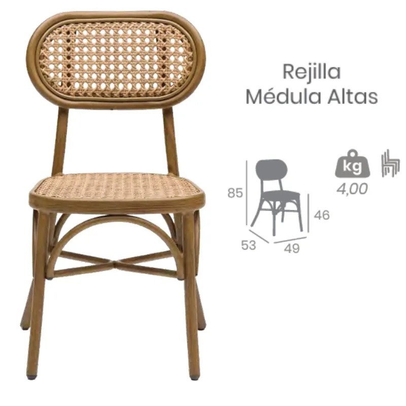 Silla New Verdi Médula | Silla Bistro Exterior Hostelería