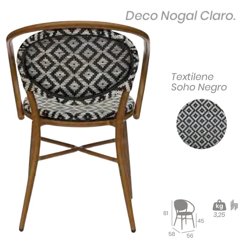 Sillón Cracovia Exterior | Sillón Bistro Textilene Hostelería