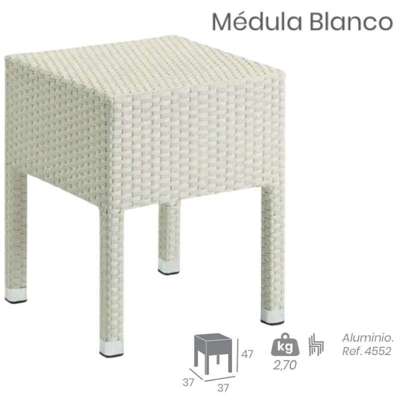 Banqueta Florencia Baja Médula | Taburete Bajo Exterior 2