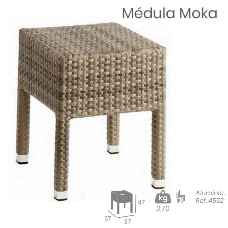 Banqueta Florencia Baja Médula | Taburete Bajo Exterior