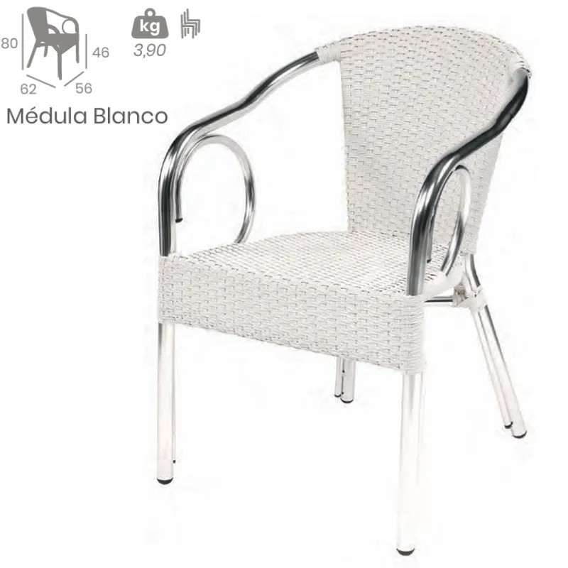Sillón Java Médula | Sillón Exterior Ligero con Brazos