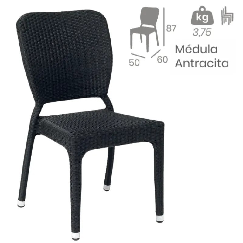 Silla Capri Médula | Silla Exterior Resistente para Hostelería