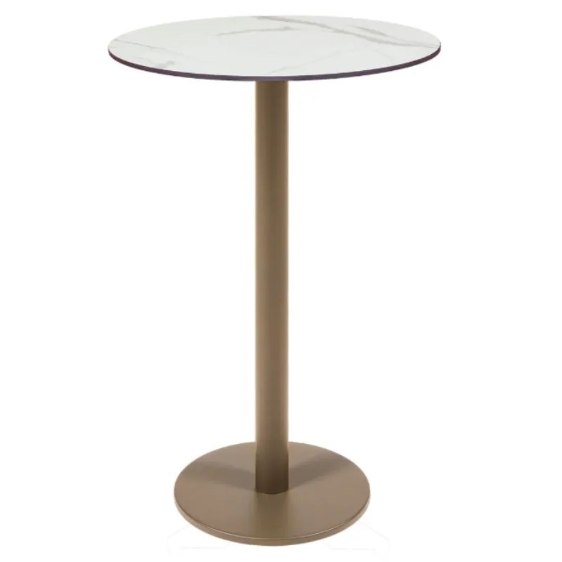 Mesa Alta Munich 110 cm Base Redonda Ø48 | Exterior 2