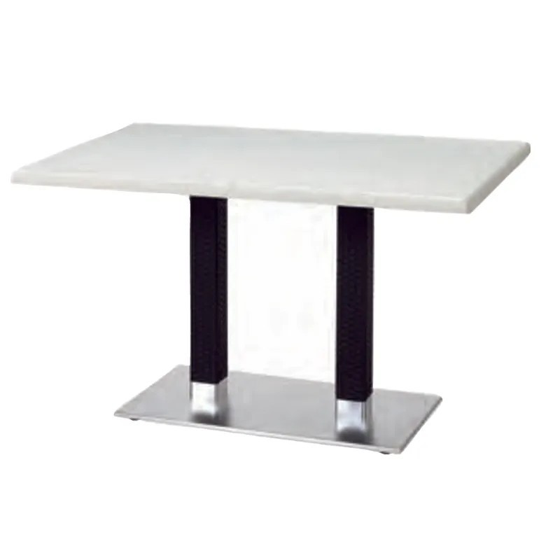 Mesa Munich Exterior Médula Rectangular | Doble Base