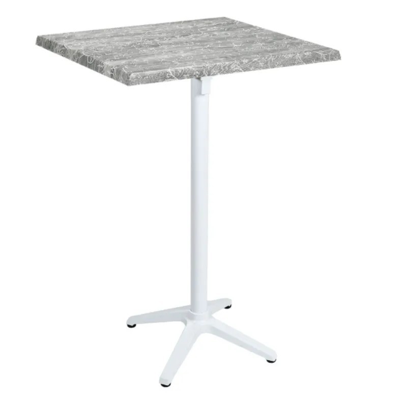 Mesa Islandia Abatible Alta 109 cm | Exterior con Contrapeso