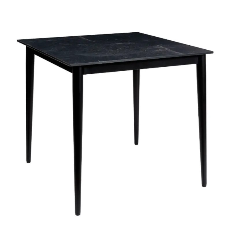 Mesa Danubio Exterior Aluminio Negro | Mobiliario Hostelería