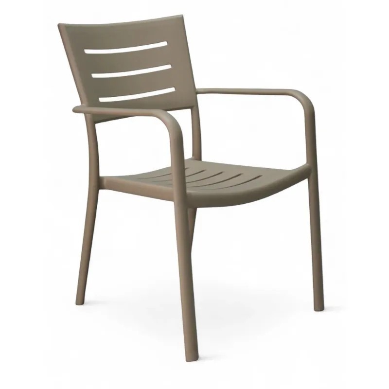 Silla Creta Apilable Polipropileno | Mobiliario Exterior