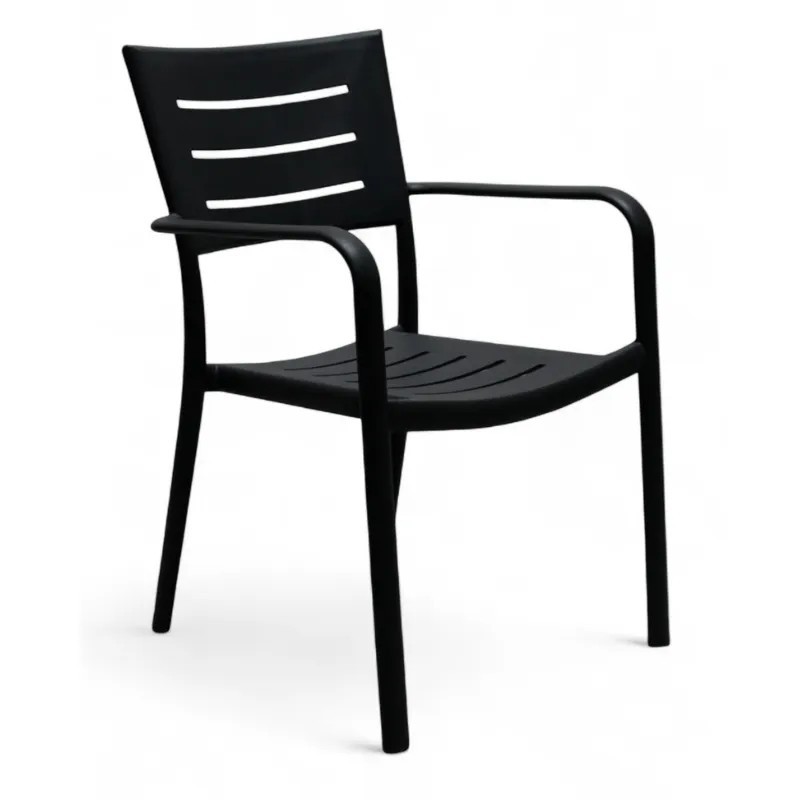 Silla Creta Apilable Polipropileno | Mobiliario Exterior