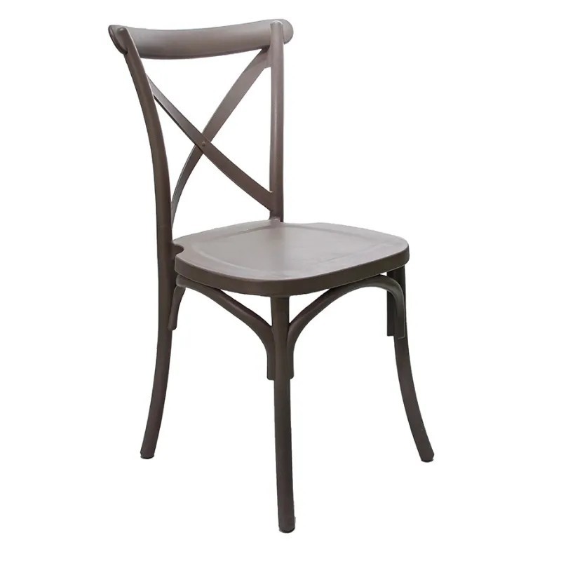 Silla Crossback Resina | Apilable Exterior