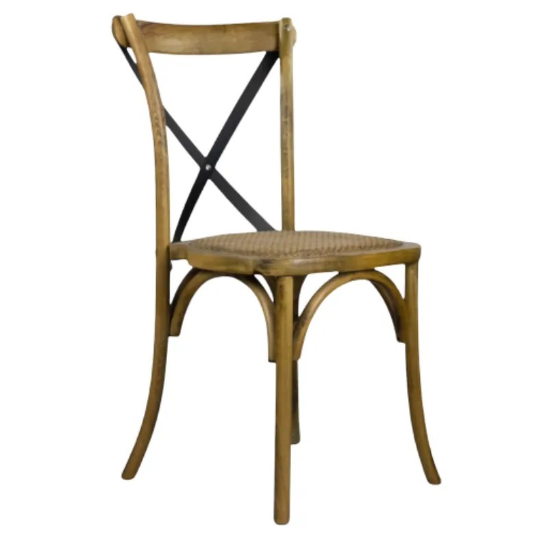 Silla Crossback Madera Haya | Ratán Natural
