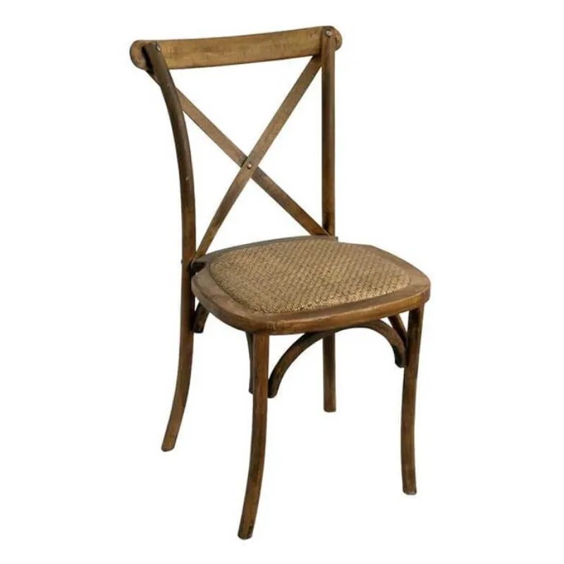 Silla Crossback Madera Haya | Ratán Natural