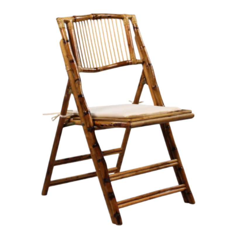Silla Bambú Reforzada | Plegable Natural