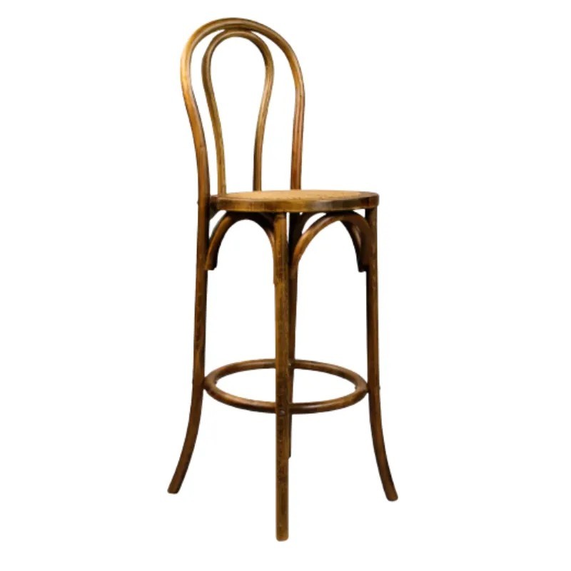 Taburete Thonet Nogal | Taburete Madera Clásico