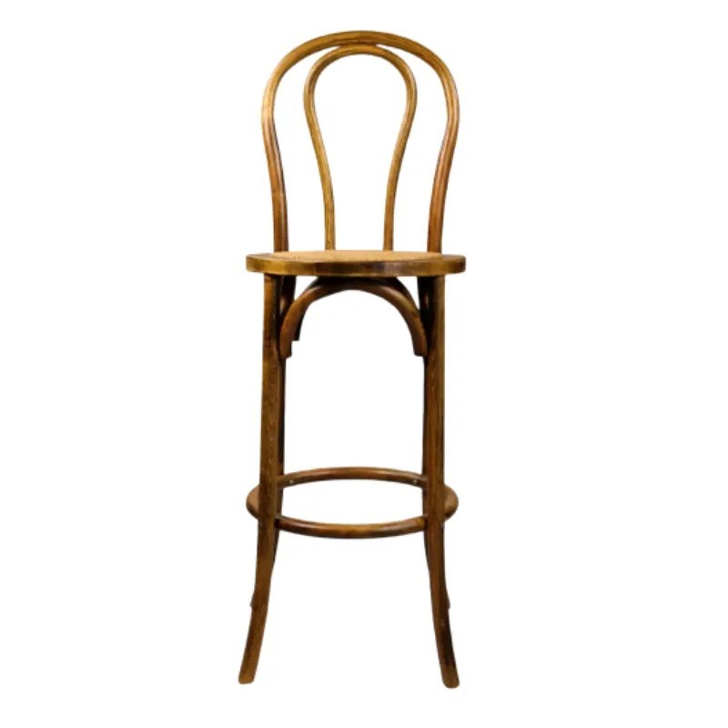 Taburete Thonet Nogal | Taburete Madera Clásico