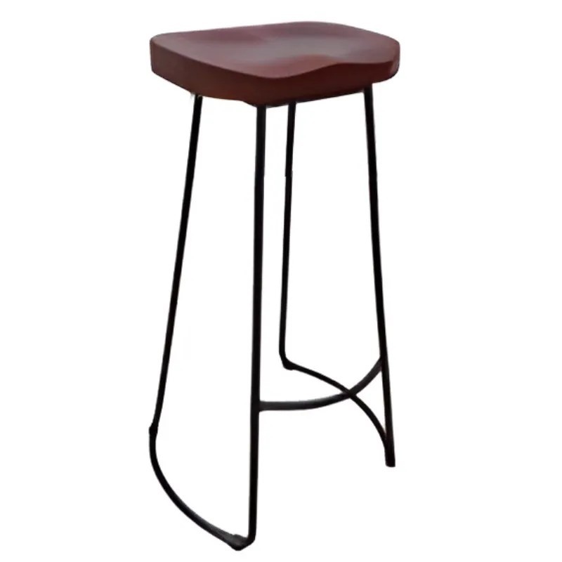 Taburete Berlín Nogal | Madera y Metal