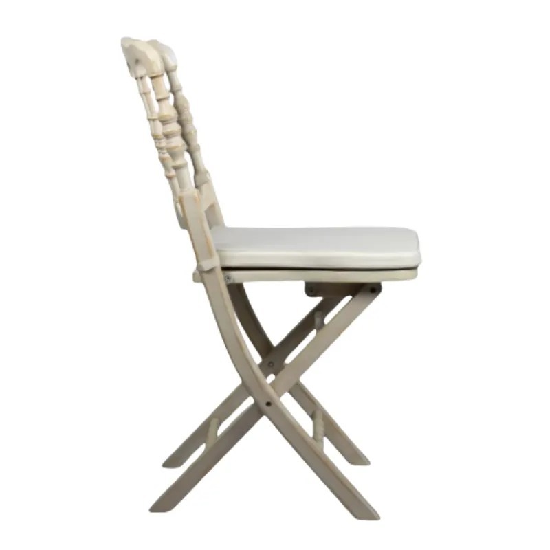 Silla Napoleón de Madera de Haya con Cojín | Plegable 2